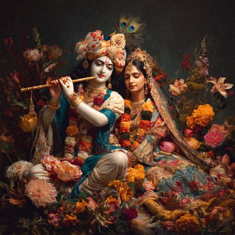 Krishna's Melody: A Romantic Interlude