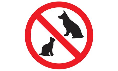 pet not allowed - dogs not allowed - cats not allowed icon on transparent background 21013521 PNG
