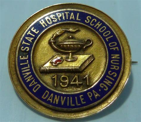 Danville State Hospital SON, Danville, PA | Nursing pins, Vintage nurse ...