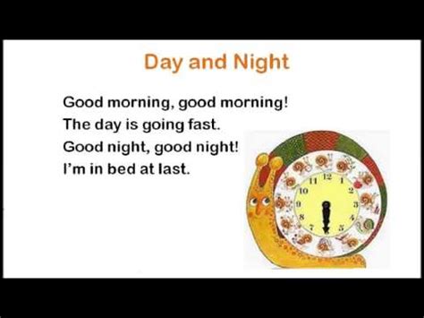 Day and Night | Easy Rhymes - YouTube