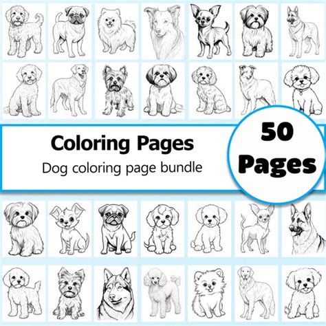 Realistic Dog Coloring Pages Printable [2025]