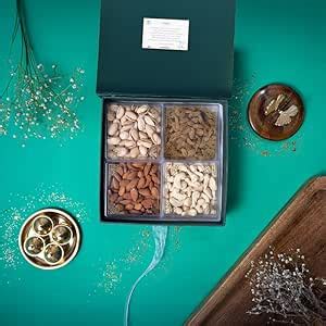 Vishnu Delight Premium Dry Fruits Gift Box | Pistachios, Raisins ...