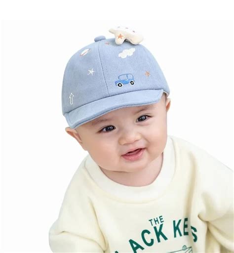Buy Ziory 1 Pc Aeroplane Flying Designed Beanie Cap for Baby- Blue (6 ...