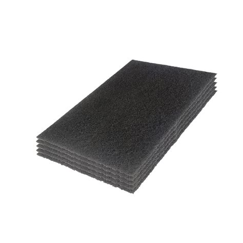 14" x 20" CleanFreak® 'Titan' Black Extreme Floor Stripping Pads ...
