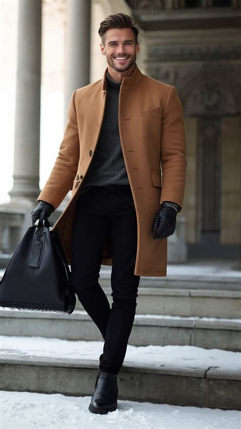 Winter Wonders 20 Men's Fashion Outfits for Every Occasion | Winter ...