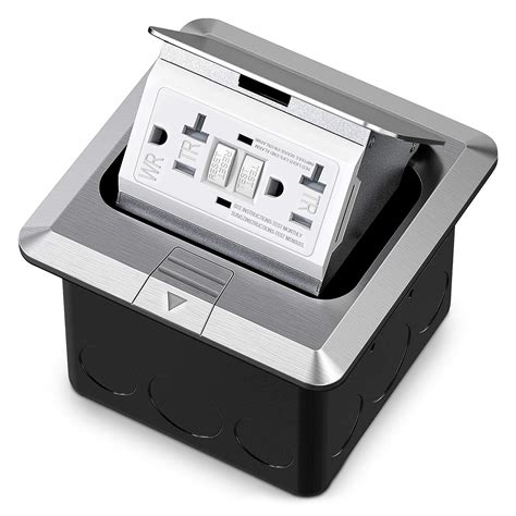 Kinglink Silver Pop Up Floor Outlet with 20 Amp GFCI Tamper India | Ubuy