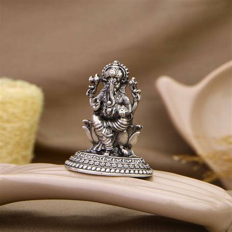 Silver Ganesha Murti – Prinjal Jewels