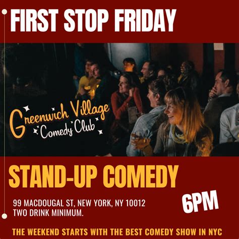 Stand-up comedy club in Greenwich Village, NYC.