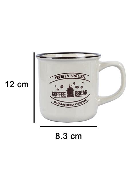 Ceramic Coffee Mug 330 mL (Beige) – MARKET99