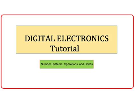 Binary Numbers and the Binary Number System - Register to download ...