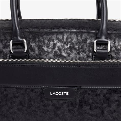 Ossian Leather Laptop Bag - Bags - New In 2026 | Lacoste
