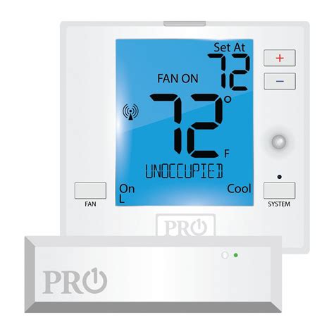 PRO1 IAQ, Heat and Cool, Auto, Wireless Low Voltage Thermostat - 60FD46 ...