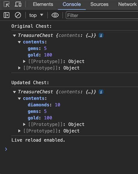 Immutable Arrays JavaScript 的图像结果