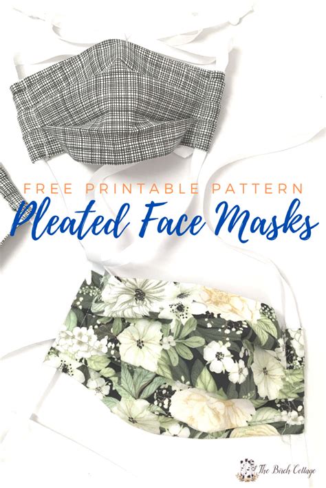 Image result for Fleece Face Mask Pattern