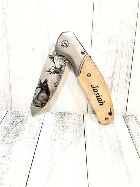 Custom Engraved Pocket Knife - Personalized Knife for Men - Groomsmen ...