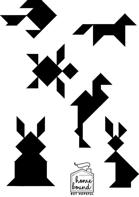 Printable Tangram Puzzles