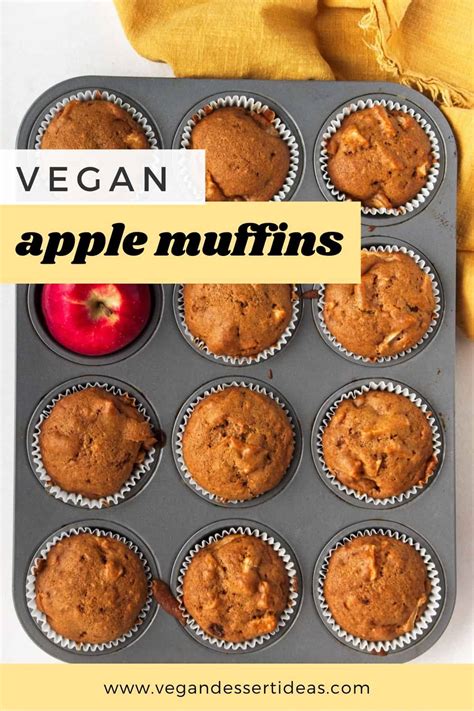 Vegan Apple Cinnamon Muffins - Vegan Dessert Ideas