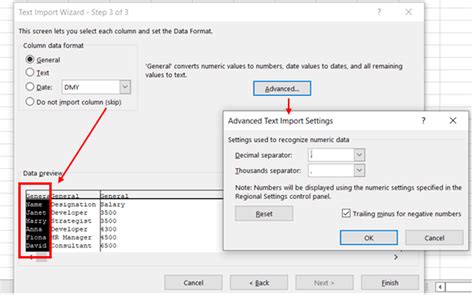 Import Text File in Excel 的图像结果