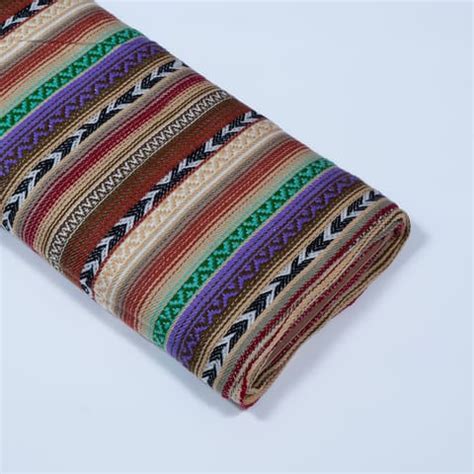 Premium Multi Colour Cotton Acrylic Jacquard Fabric Fabric for ...