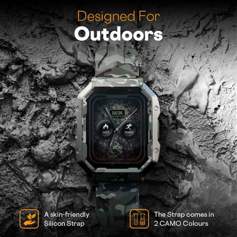 Fire-Boltt Cobra 45.2mm (1.78) AMOLED Army Grade Build, Bluetooth ...