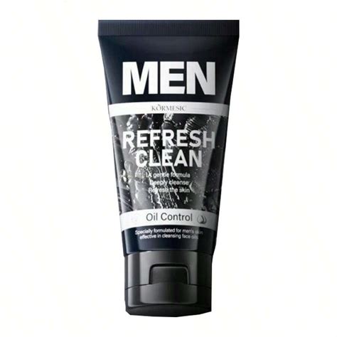 KORMESIC Men's Volcanic Mud Face Cleanser - Deep Cleansing, Strong Oil ...