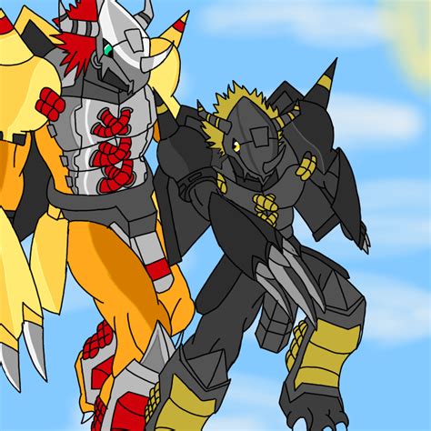 Wargreymon Vs Blackwargreymon Wallpaper
