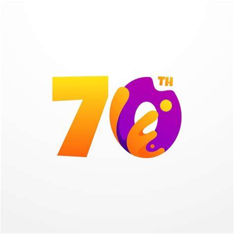 Anniversary number design for celebrate moment | Premium Vector