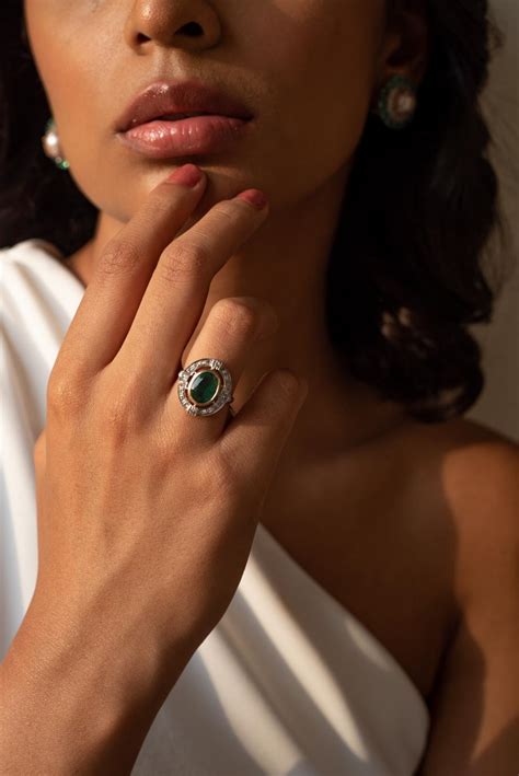 Green Tamara Ring – Firuzeh