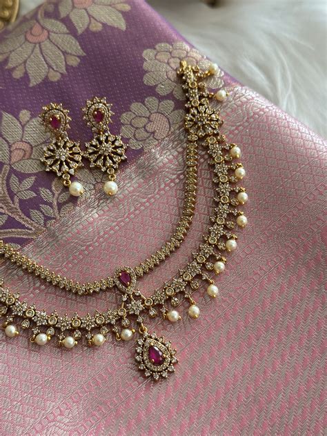 Saanvi Double Layer AD Necklace – Ohbyozy