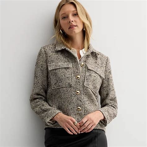 Women's Nine West Cropped Button-Front Jacket
