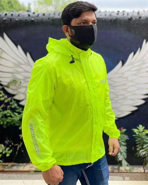 Bison Rain Jacket- Hi-Viz – Moto Modz