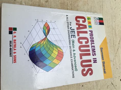 Buy Grb Problems In Calculus For Jee [Paperback] SAMEER BANSAL Book ...