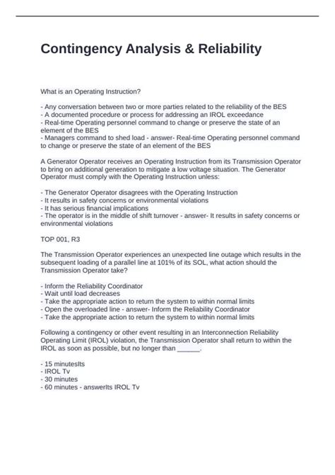 Image result for What Is Contingency Questions