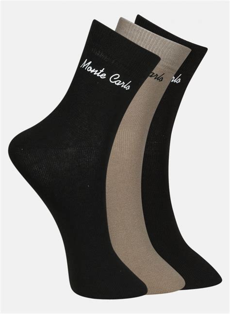 Buy Men Regular Length Socks (Pack of 3) Online in India - Monte Carlo