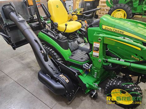 John Deere 1025R Sub Compact Tractor, Loader, Mower & Bagger - ReGreen ...