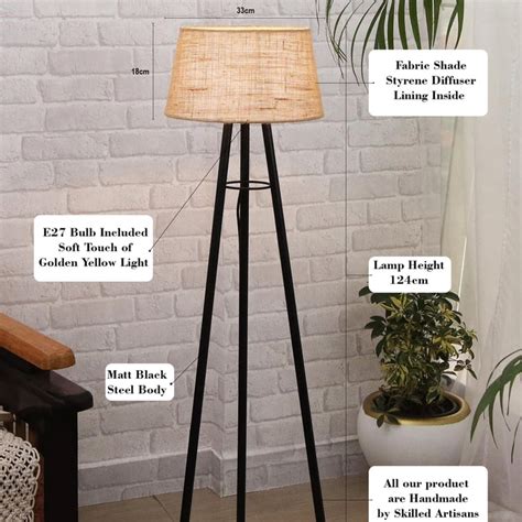 Buy HOMESAKE Metal Floor Lamp from Homesake at just INR 6000.0