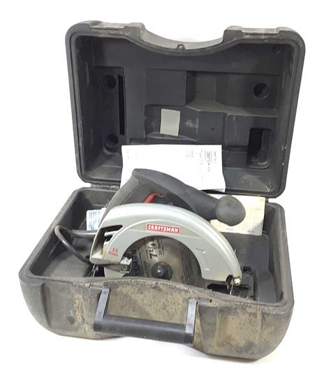 Lot - Craftsman Circular Saw With Carry Case