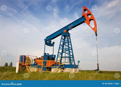 An oil pump jack stock photo. Image of jack, conventional - 3013694