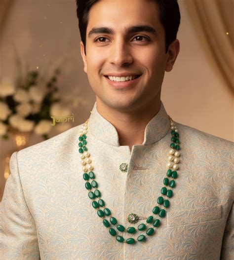 Green Groom Necklace For Wedding – Jaipri