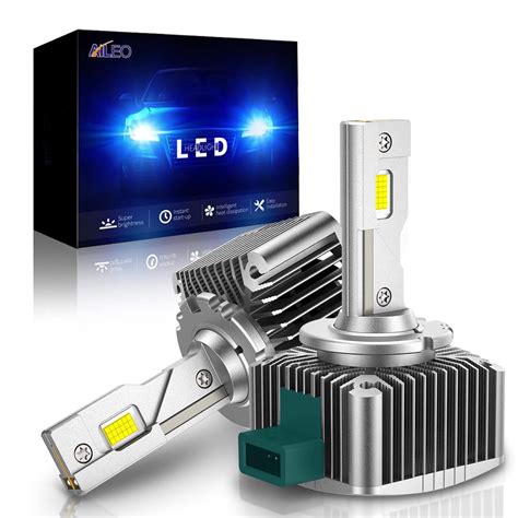 AILEO D3S D3R LED Headlight Bulb, 6000K White 70W 12000LM Super Bright ...