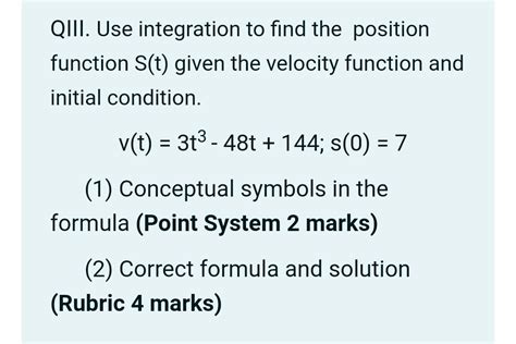 How to Find Position Function 的图像结果