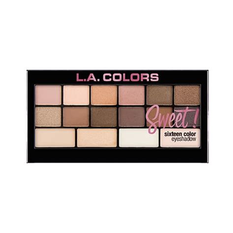 Shop L.A. Colors 16 Color Eyeshadow Palette - Brave - HOK Makeup