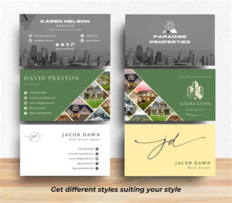 Best Realtor Business Card Design 的图像结果
