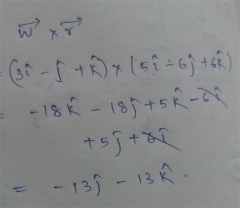 What is the linear velocity, if angular velocity vector w = 3î-j+k and ...