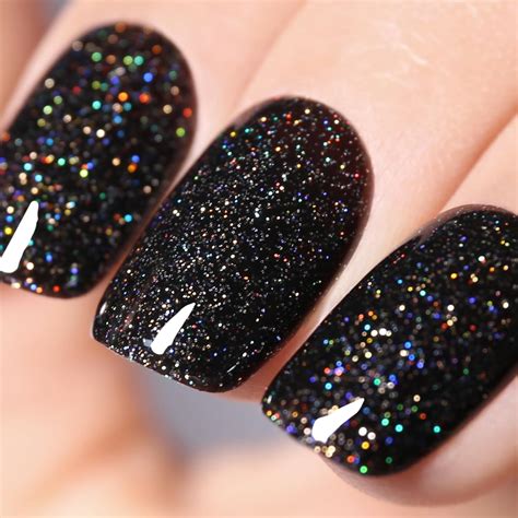 Amazon.com : Ozzeal Glitter Gel - Black Iridescent Sparkle Summer ...