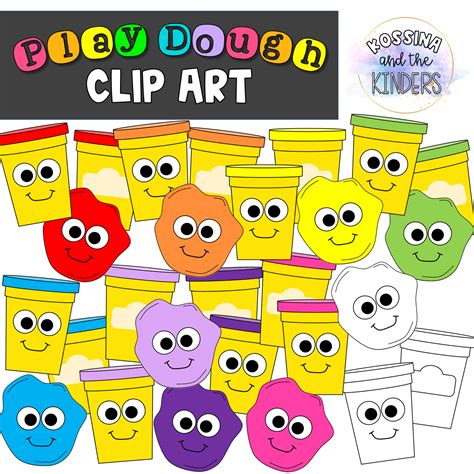 Play Dough Clipart | Clip art, Playdough, Green play