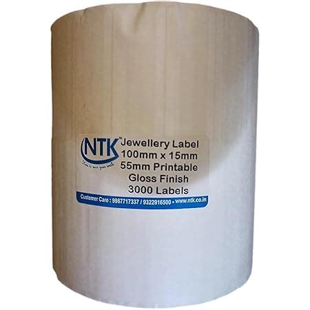 100mm X 15mm Jewellery Label Tag, Polyester Barcode Price Stickers ...