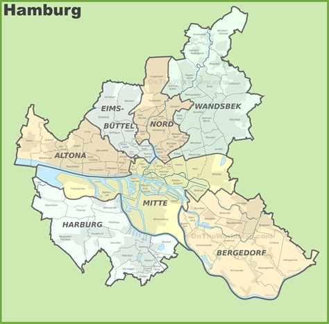 Guide to Bach Tour: Hamburg Maps ~ mapnation