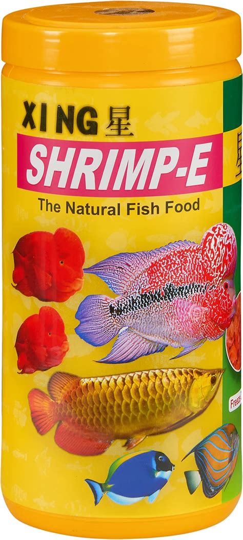 J Square XING Shrimp-E Fish Food for Aquarium | 60% Protein | 130 gm ...