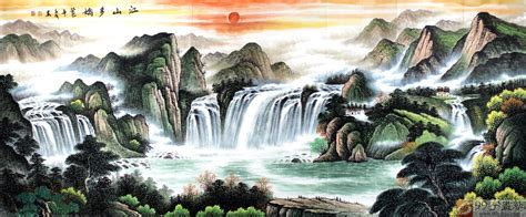 旺财山水图,山水图壁纸,最招财的带水的图片(第4页)_大山谷图库